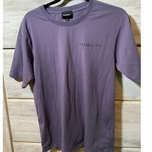 Diesel Purple 'Only the Brave' Purple Y2K Graphic T-Shirt - Medium